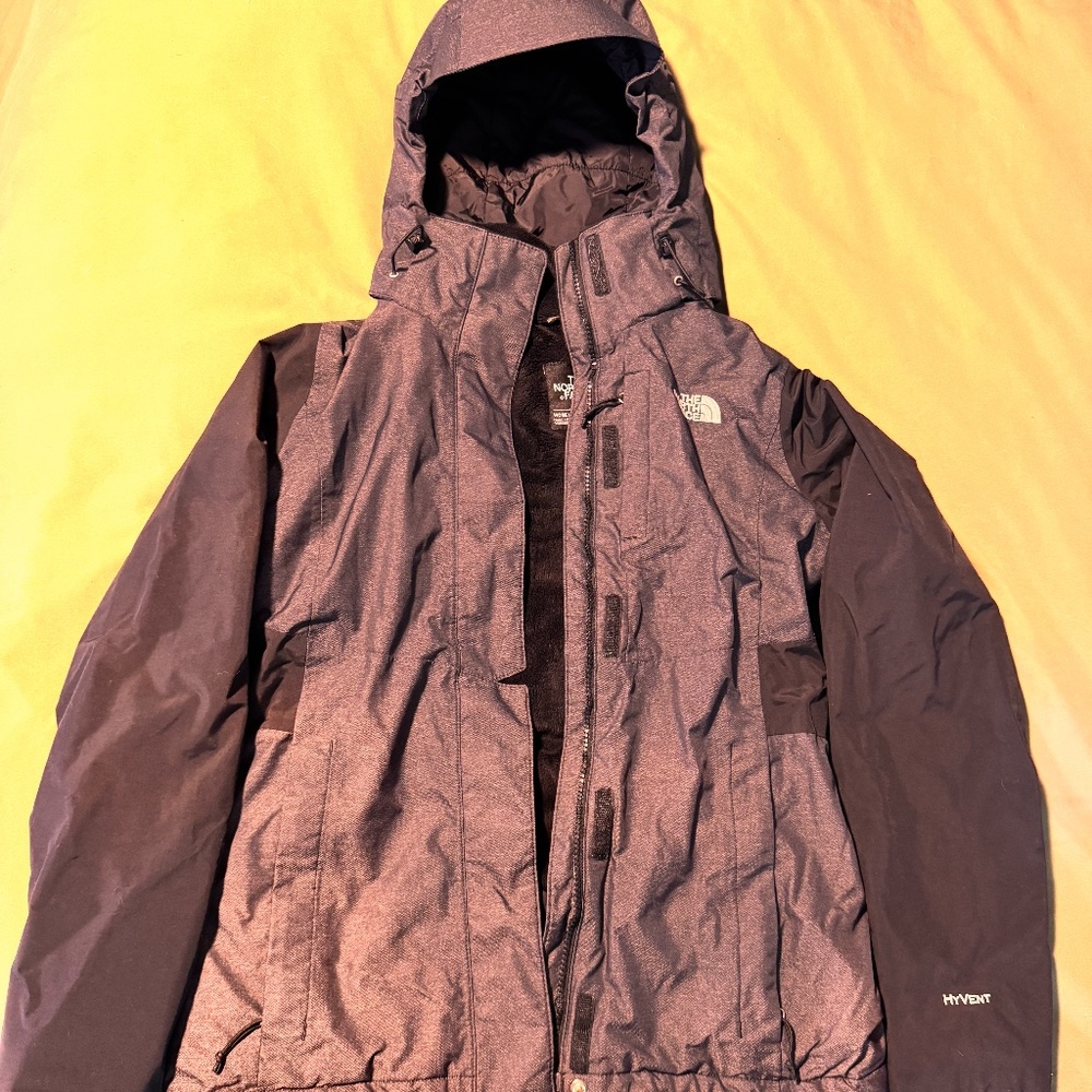 EUC - The North Face Fleece-lined Hyvent Jacket